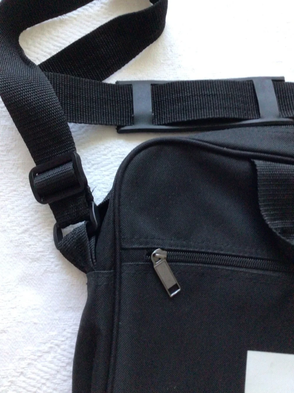 Black Laptop Bag with Adjustable Shoulder Strap
